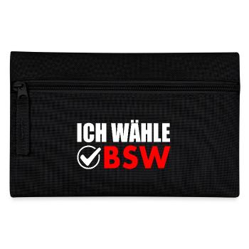 ich wähle bsw - Federtasche - Schwarz - Vorne