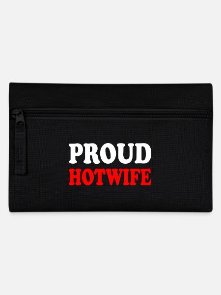 proud hotwife - Federtasche - Schwarz