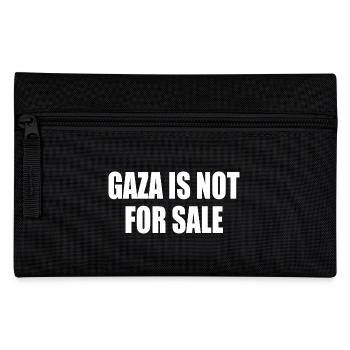 gaza is not for sale - Pencil Case - black - Front