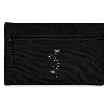 Pusteblume Design 3 - Federtasche - Schwarz - Vorne