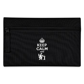 Keep Calm - Nerd - Programmieren - Gamen - Federtasche - Schwarz - Vorne
