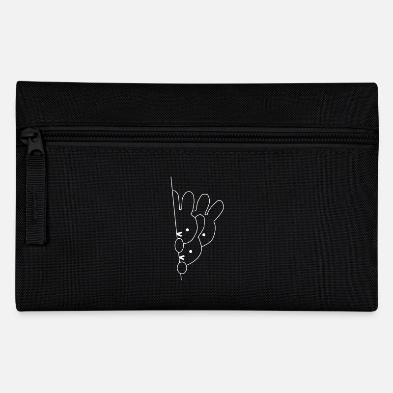 Kaninchen - Federtasche - Schwarz