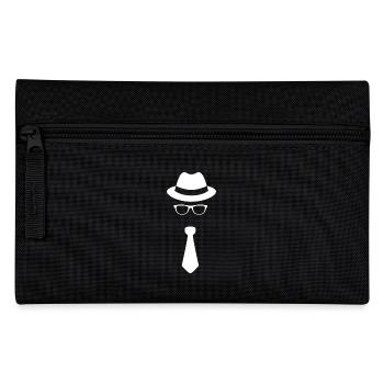 Chapeau de lunettes de chapeau - Trousse - noir - Devant