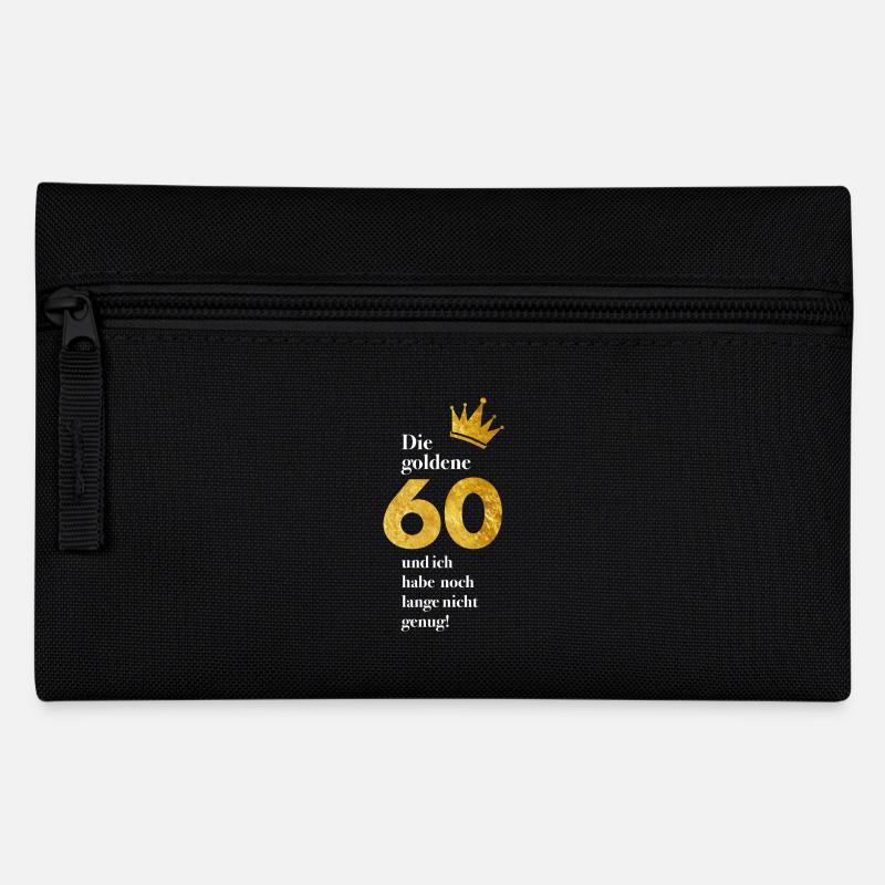 Die goldene 60 und ich habe noch nicht genug! - Federtasche - Schwarz