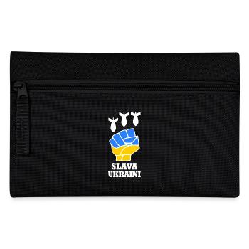Slava ukraini - Pencil Case - black - Front