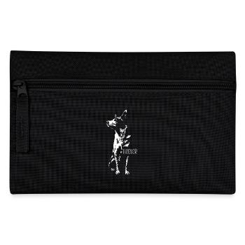 Heeler Silhouette Cattle Dog Hunde Hund Wilsigns - Pencil Case - black - Front