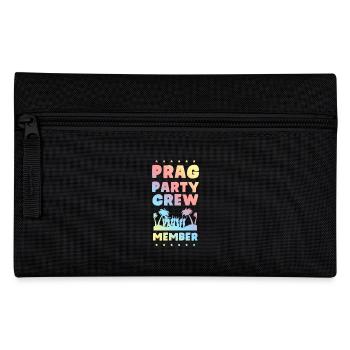 Prag Party Crew - Federtasche - Schwarz - Vorne
