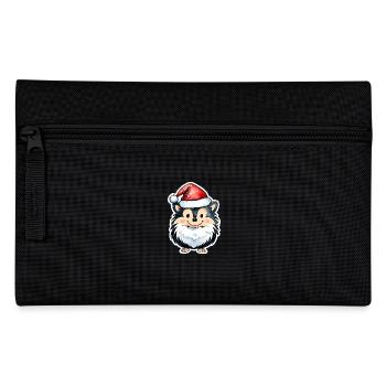 Dessin de Noël hérisson - Trousse - noir - Devant