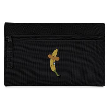 Banane und Bagel - Federtasche - Schwarz - Vorne