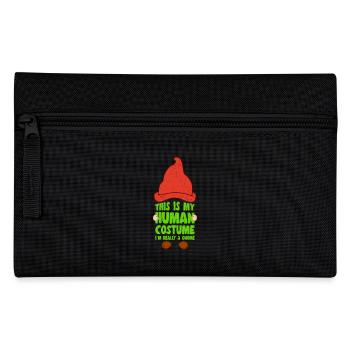 This Is My Human Costume I ́m A Gnome Lover Gift - Pencil Case - black - Front