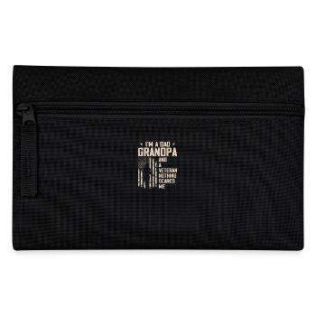 I'm Dad Grandpa & Veteran Fathers Day Papa Grandpa - Trousse - noir - Devant