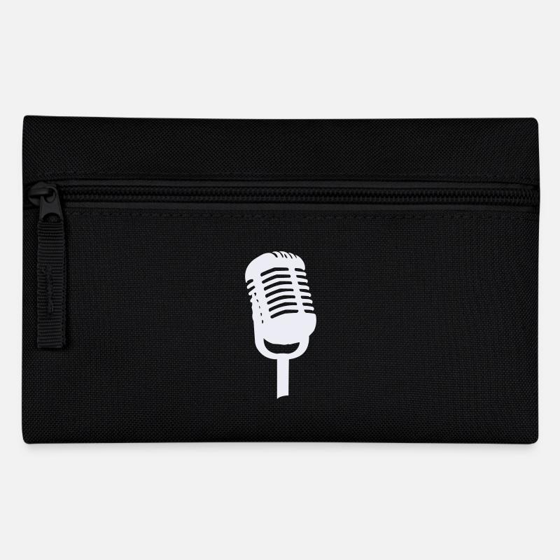 Microfono - Astuccio per matite - nero