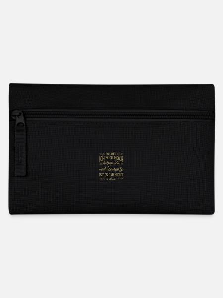 Solange ich tobe und schimpfe lebe ich noch - Federtasche - Schwarz
