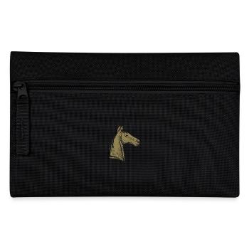 Minimalistisches Pferdeportrait Silhouette - Federtasche - Schwarz - Vorne