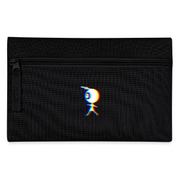 EDM - Alien - Glitch Rave Style - Federtasche - Schwarz - Vorne