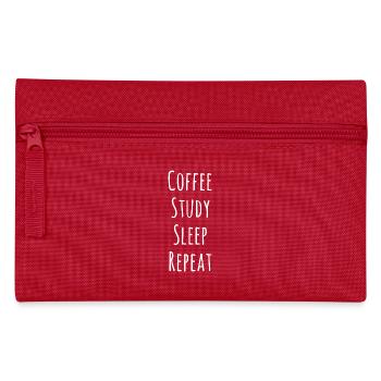 Étudiant en café idée cadeau - Trousse - rouge - Devant