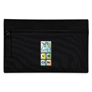 Tableau périodique licorne - Trousse - noir - Devant