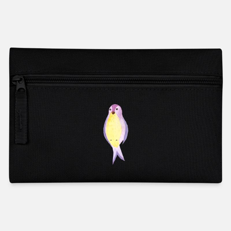Schwalbe Aquarell - Federtasche - Schwarz