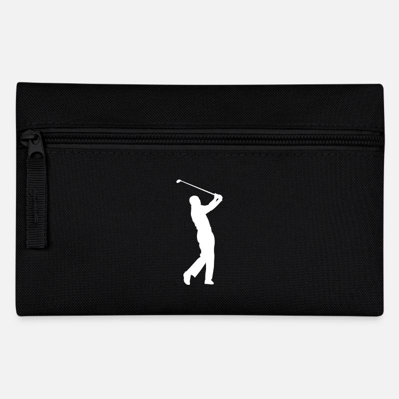 Golf Golfer Golfer Terrain de golf - Trousse - noir