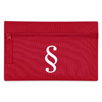 Law Lawyer Paragraph Lawyer Court Law - Pencil Case - red - Front
