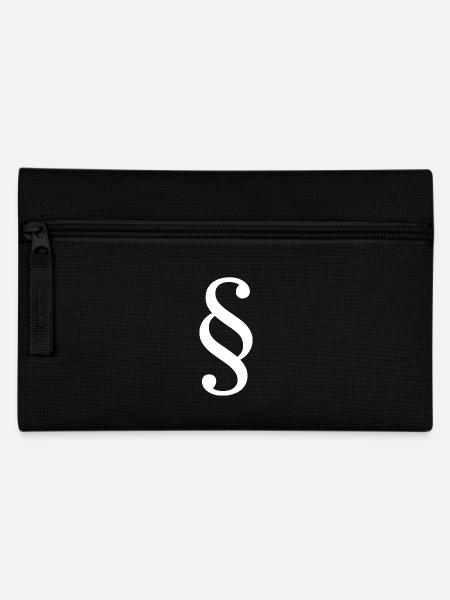 Law Lawyer Paragraph Lawyer Court Law - Pencil Case - black