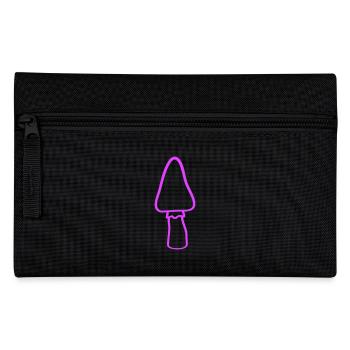 Champignon rose couleur vive plante champignon fraîche - Trousse - noir - Devant