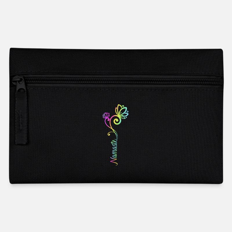 Namaste - Federtasche - Schwarz