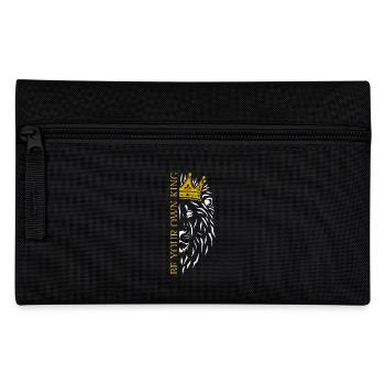 Be Your Own King - White Royal Lion - Pencil Case - black - Front