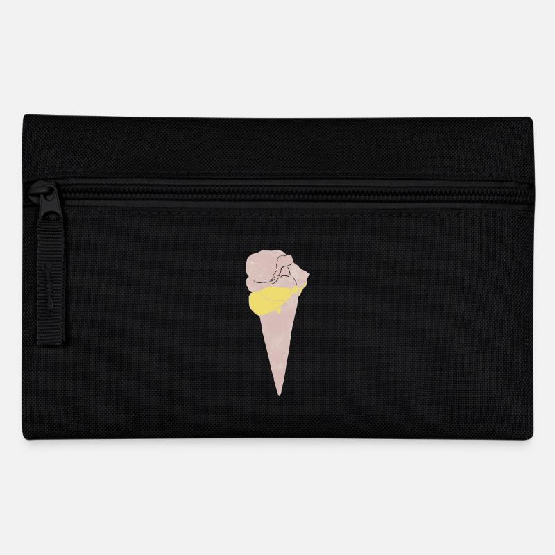 Linocut Print - Pencil Case - black