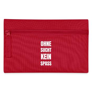 Pas de plaisir sans dépendance - Trousse - rouge - Devant