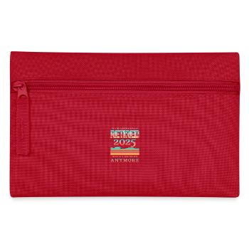 The Legend Has Retired 2025 Not My Problem Anymore - Pencil Case - red - Front