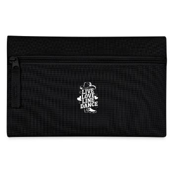 Live Love Line Dance Linedance Spass am Tanzen - Federtasche - Schwarz - Vorne