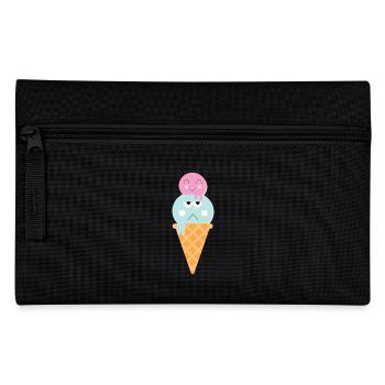 Eis glücklich sauer - Federtasche - Schwarz - Vorne