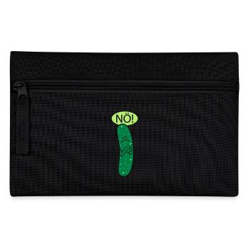 Saure Gurke (b) - Federtasche - Schwarz - Vorne