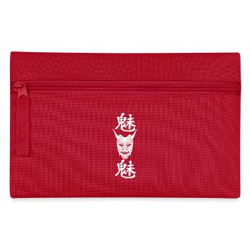 Manga white demon - Pencil Case - red - Front