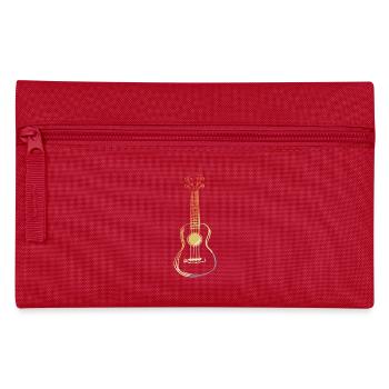 Ukulele Sketch Retro Style - Pencil Case - red - Front