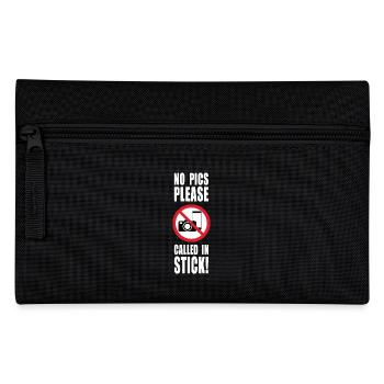 No Pics Please Called in Sick - Pencil Case - black - Front