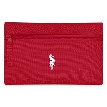 Elegant Cow Model Silhouette Farm - Pencil Case - red - Front