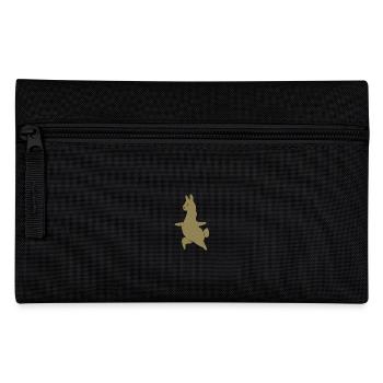 Lama Alpaka Workout Yoga Silhouette Minimalistisch - Federtasche - Schwarz - Vorne