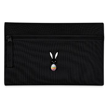 Lapin de Pâques Aquarelle de Pâques - Trousse - noir - Devant