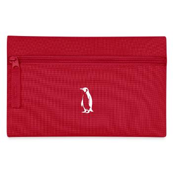 Minimalist Penguin Silhouette Simplicity - Pencil Case - red - Front