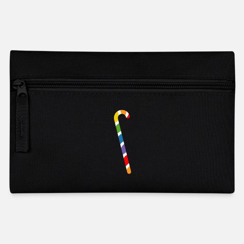 Regenbogen Zuckerstange LGBT lgbtqi queer - Federtasche - Schwarz