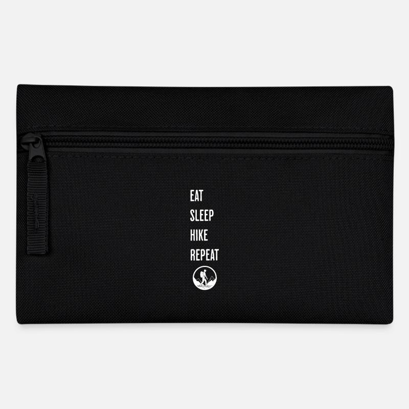Manger dormir Randonnée Répéter - Routine du randonneur - Trousse - noir