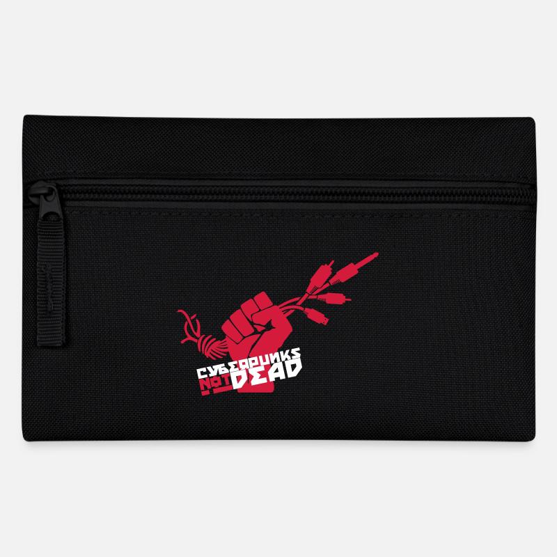 Cyberpunks not dead - Federtasche - Schwarz