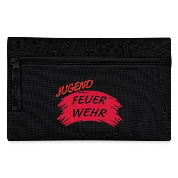 Jugendfeuerwehr Brust - Federtasche - Schwarz - Vorne