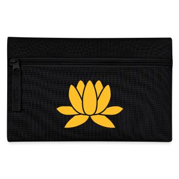 lotus flower - Pencil Case - black - Front