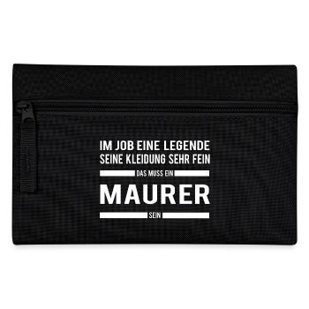 Maurer - Federtasche - Schwarz - Vorne