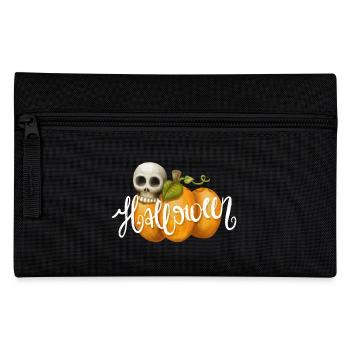 Halloween-Kürbis - Federtasche - Schwarz - Vorne