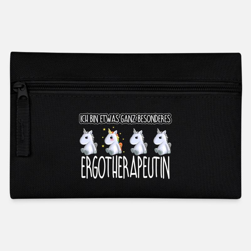 ERGOTHERAPEUTIN - Toll - Federtasche - Schwarz