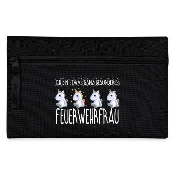 FEUERWEHRFRAU - Toll - Federtasche - Schwarz - Vorne